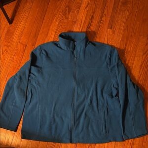 Urban Outfitters Men's Blue Fleece Jacket
